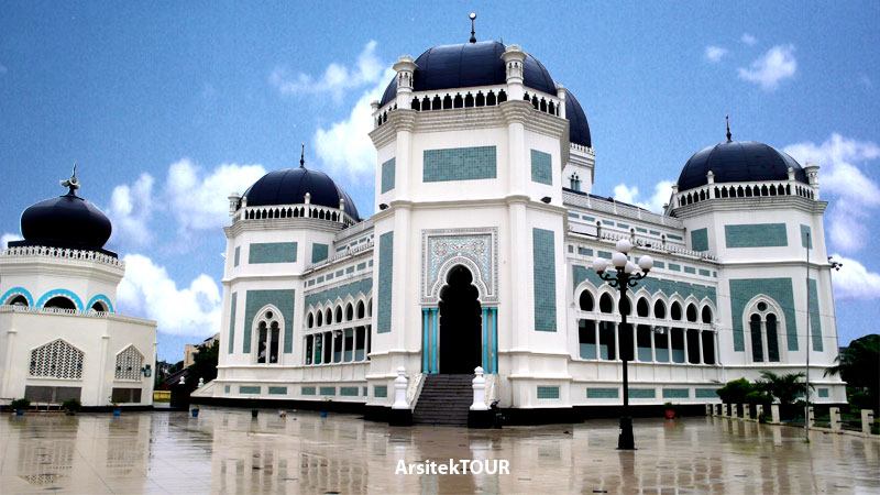 Hasil gambar untuk Masjid Raya Al Mashun Medan